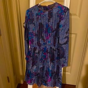 Vintage Lisa Michaels Paisley Mini dress, sz L